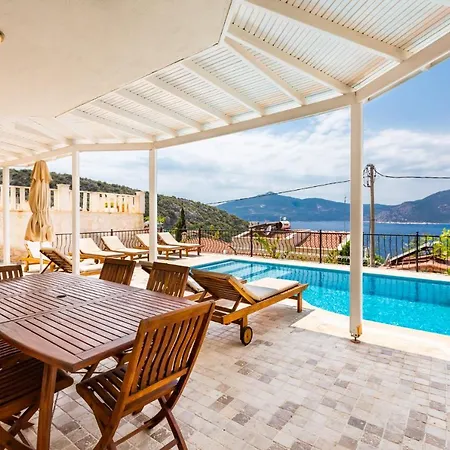 Villa Marley, Sea View, 4 Bedroom, Private Pool Kaş
